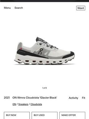 Women’s on cloud running shoes cloud vista